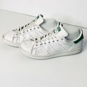 Size 6.5 - Women's Adidas Stan Smith White Green